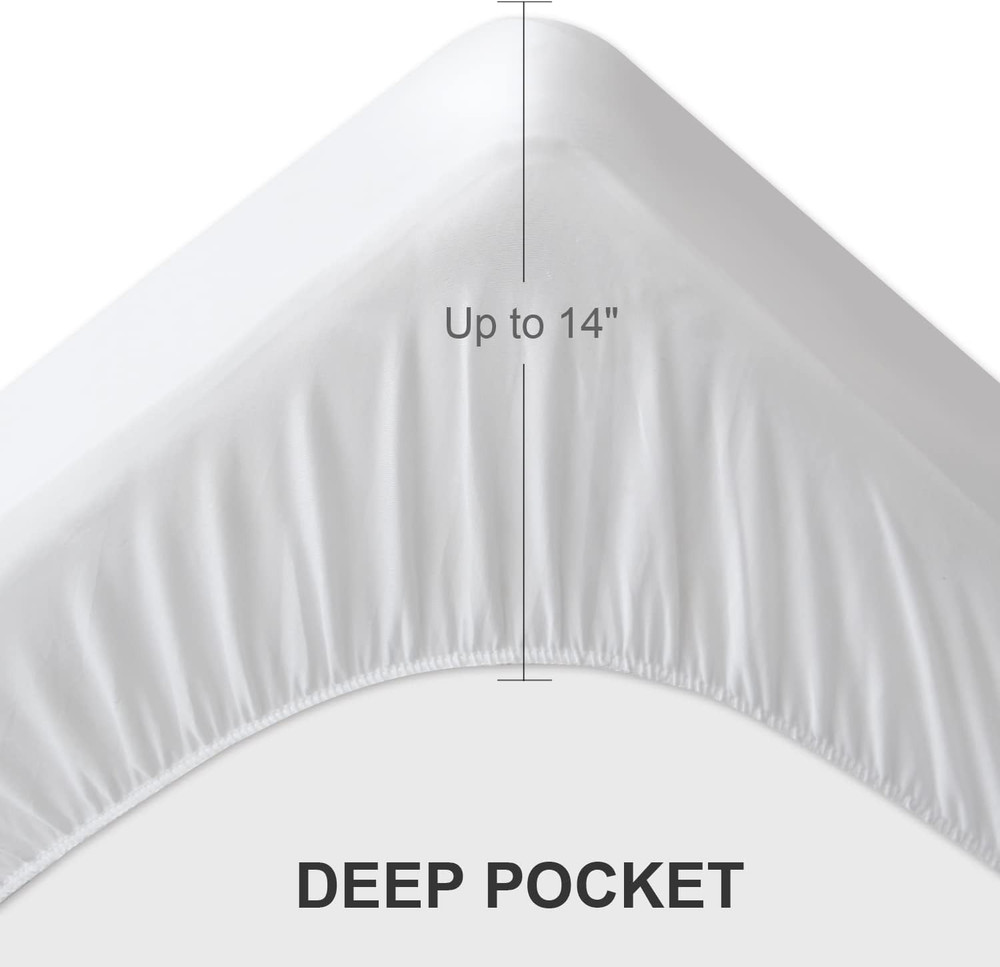 Full Size Mattress Protector Pad Waterproof Quilted, Breathable & Cooling Full M