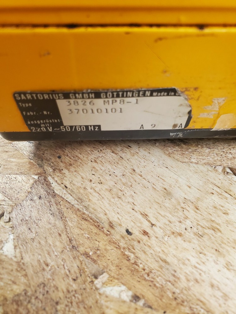 Sartorius 3826 MP8-1 Digital Scale