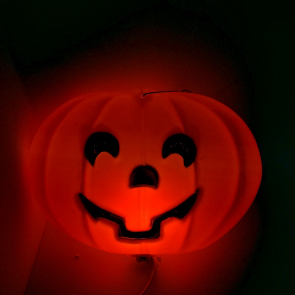Halloween Blow Mold Jack-O-Lantern Made for Window Display