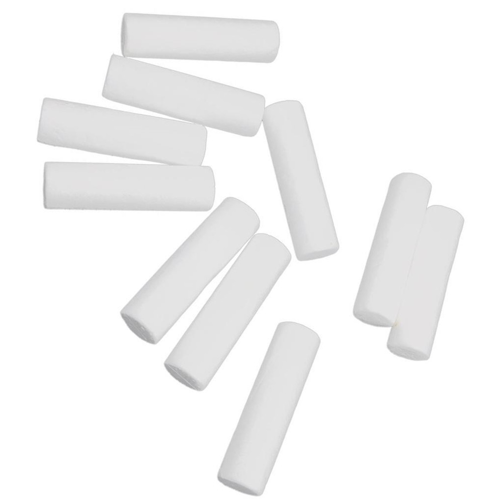 10pcs White Modeling Crafts Polystyrene Foam Cylinder