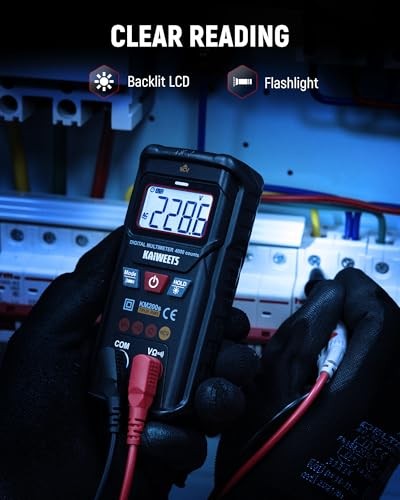 KM200s Smart Digital Multimeter True RMS, 4000 Counts, Auto Ranging