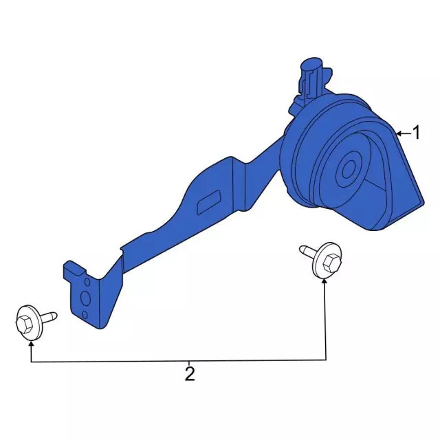 Genuine Ford Low Note Horn LX6Z13832D