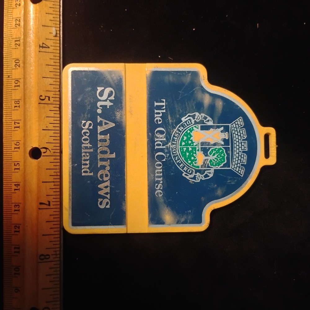 VINTAGE ST ANDREWS Old Course Golf Yardage Guide (A74)