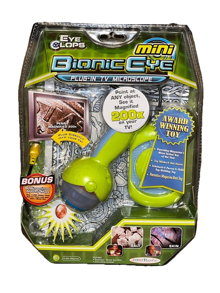 Eye Clops Bionic Eye Plug-In TV Microscope Toy JAKKS Pacific NEW