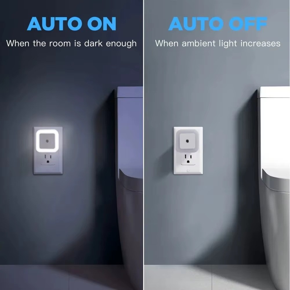 1PC Intelligent LED Induction Night Light Automatically Lights Up Creative
