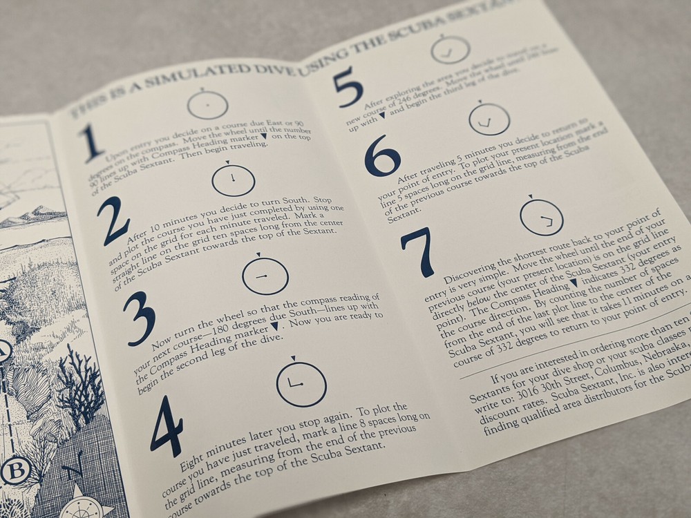 Scuba Sextant - Underwater Navigation Aid for Scuba Divers