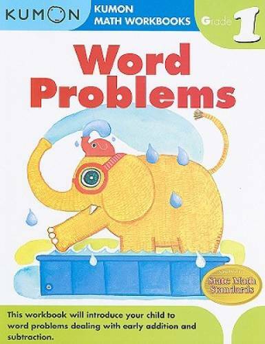 Word Problems Grade 1 (Kumon Math Workbooks) - Paperback - GOOD