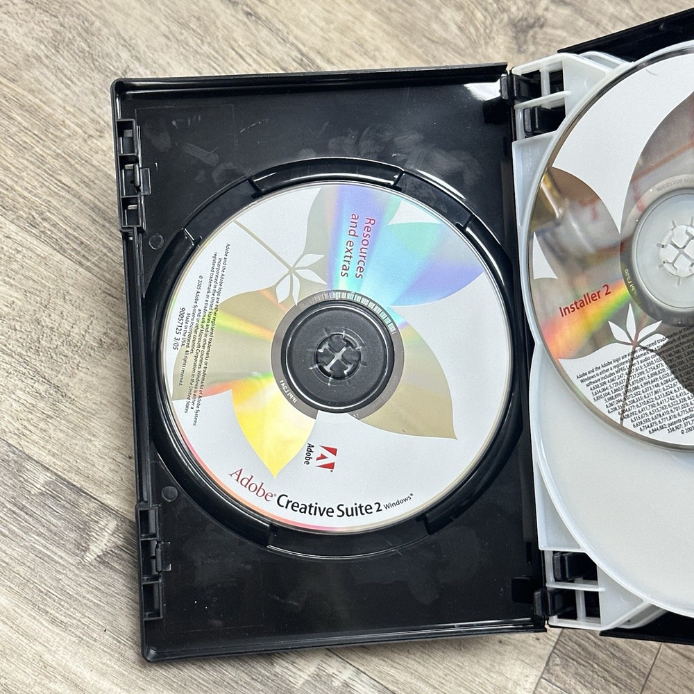 Adobe Creative Suite® 2 Premium Full Version For Windows 6 Discs Complete