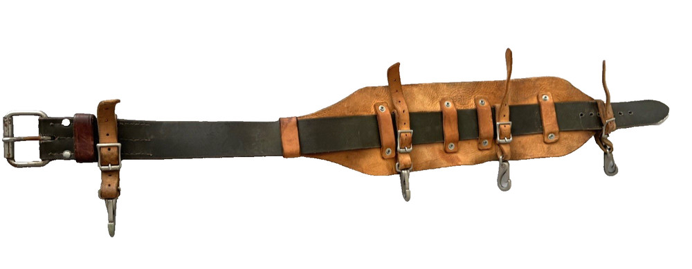 Bashlin Rest a Back Lineman Back Support Utility Safety Belt 83N Size S