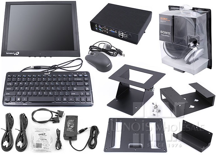 Logic Controls eLearning Terminal Kit; 15" Touchscreen Monitor, See Description
