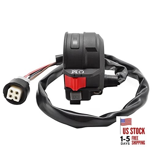 Handlebar Switch Control Start Stop Kill Button for Yamaha Badger 80 YFM80