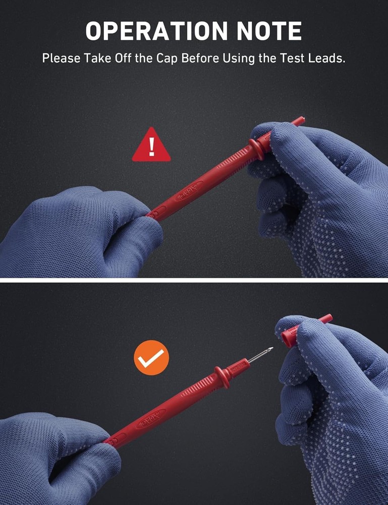 AstroAI Digital Multimeter and Analyzer TRMS 6000 Counts Volt Meter Blue