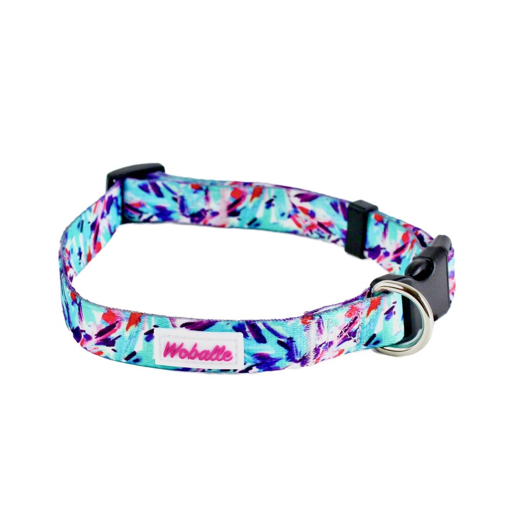 Classic Pet Collar Adjustable Durable Comfortable Washable Polyester Buckle