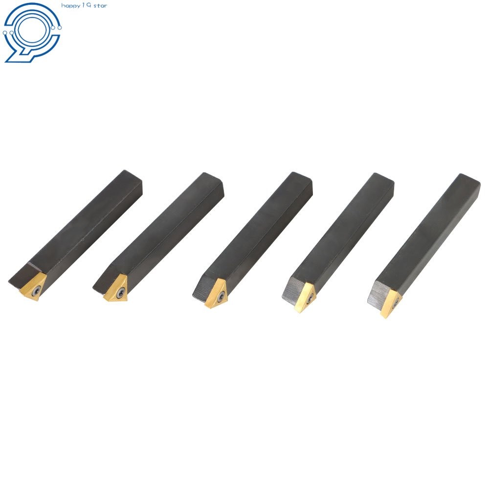 5 × 1/2" Carbide Indexable Turning Tool Lathe Tool Bit With Carbide Inserts