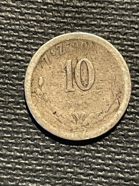 Mexican Silver 1891 10 Centavos - 010
