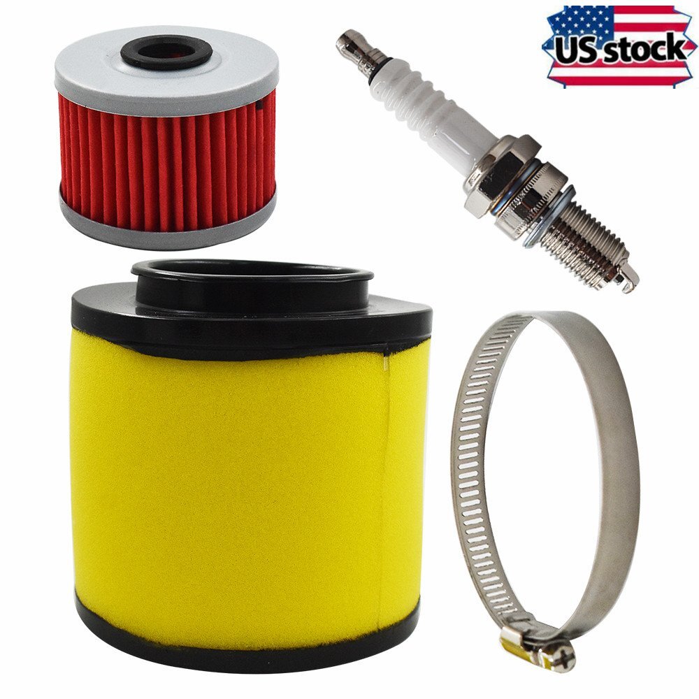 Air Oil Filter Spark Plug Tune Up Kit For Honda FourTrax 300 TRX300 1988-2000 US