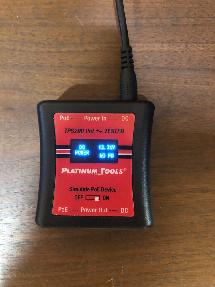 Platinum Tools TPS200C PoE++ Tester