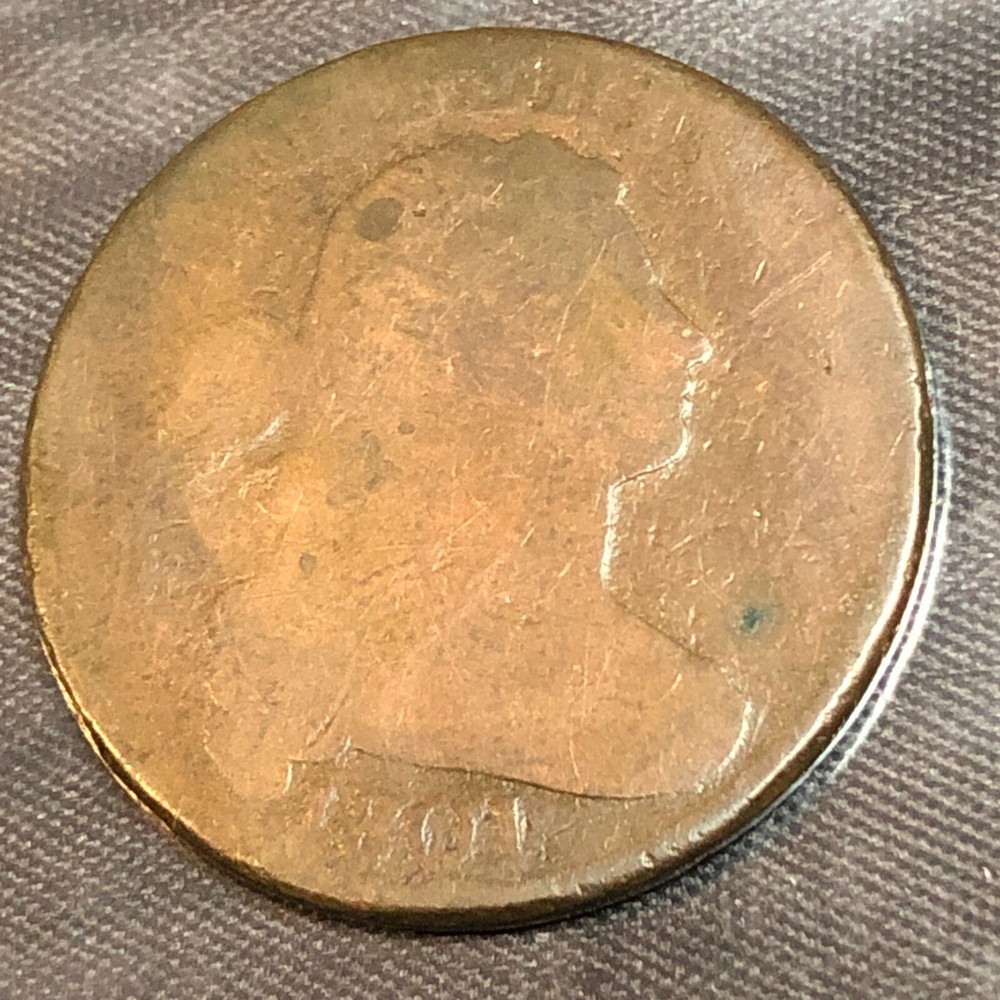 1801 DRAPPED BUST LARGE CENT #62P