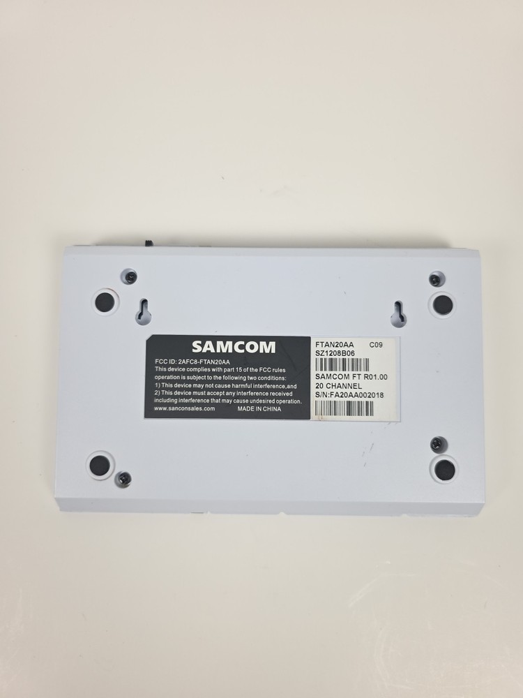 Samcom FTAN20AA 20 Channel Wireless Intercom Station for Home Add On Replacement