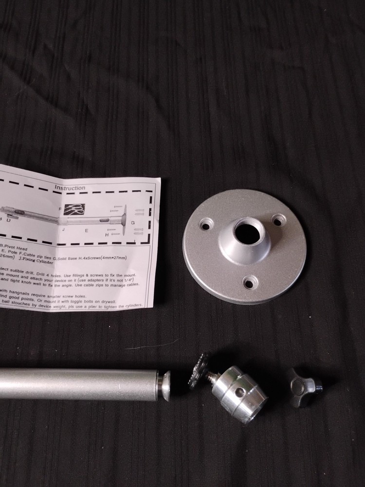 Projector Mount Bracket Wall Ceiling Mounting Hanger Holder with 23-40cm Exte...