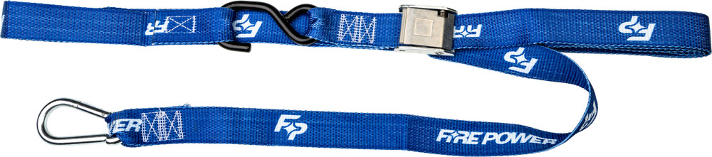 Fits 1.5" Tie Down Soft Tie Blue 2/Pk