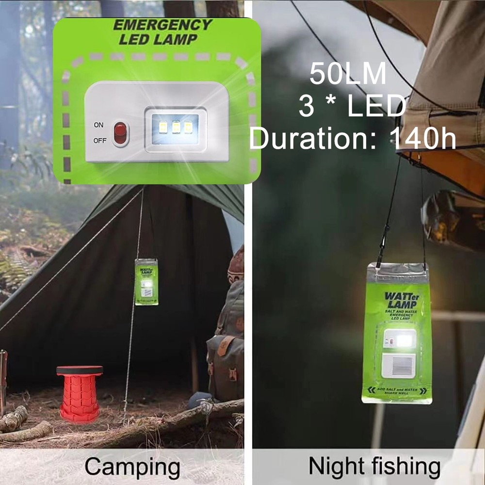 Edible Salt Powered Lantern Multi functional and Long Lasting Illumination