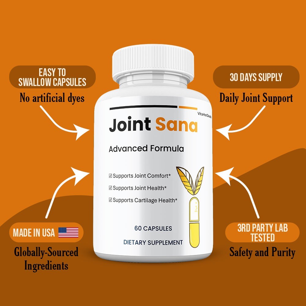 Joint Sana Capsules, Max Strength, Joint Support Supplement (1 pack)
