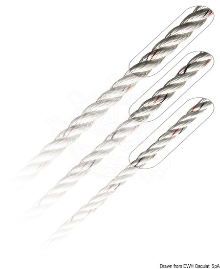 Marlow 3-Strand Pre-Stretched Line 6 mm
