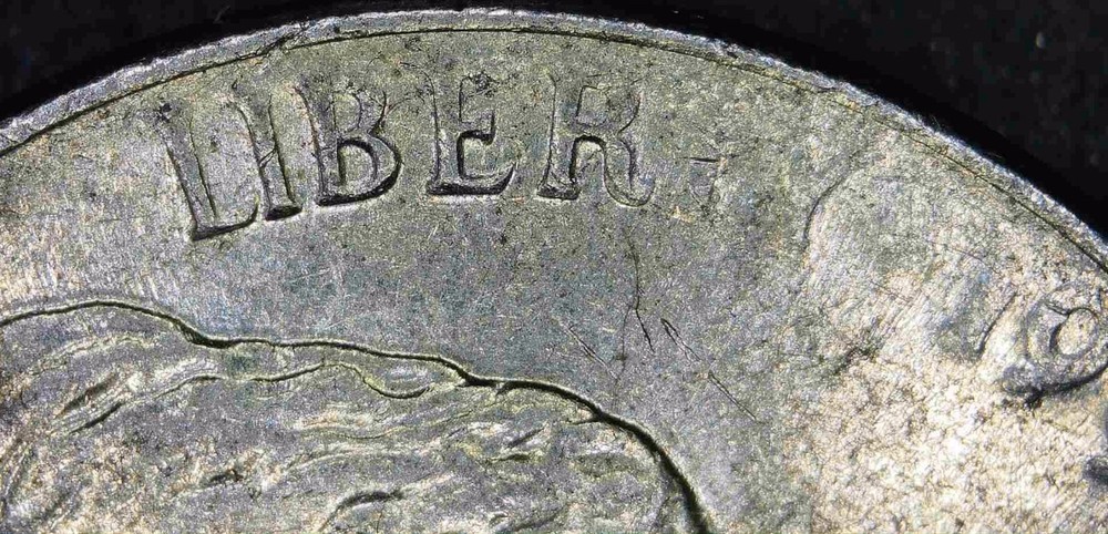 Struck Thru Grease Error - 1995 Jefferson Nickel