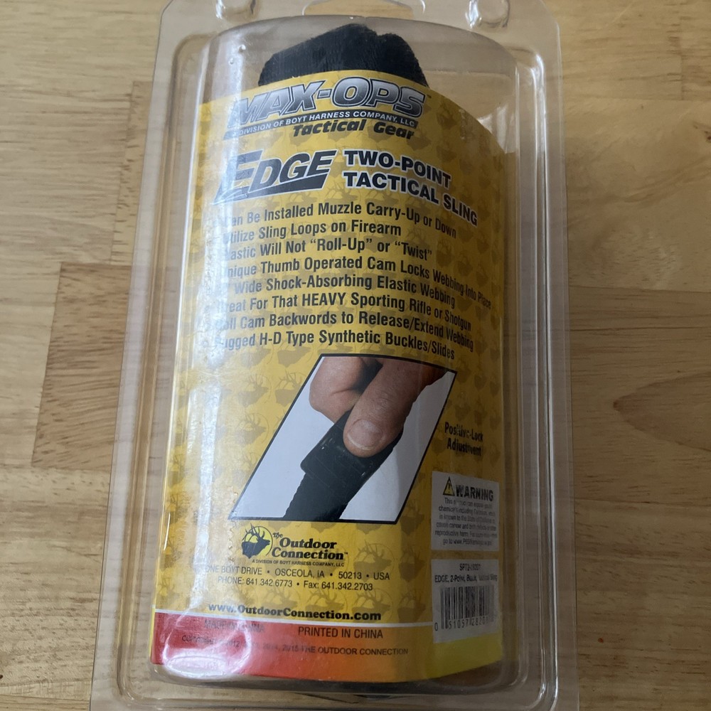 MAX OPS SPT2 Edge Tactical Sling 2" W Adjustable Two-Point 28201