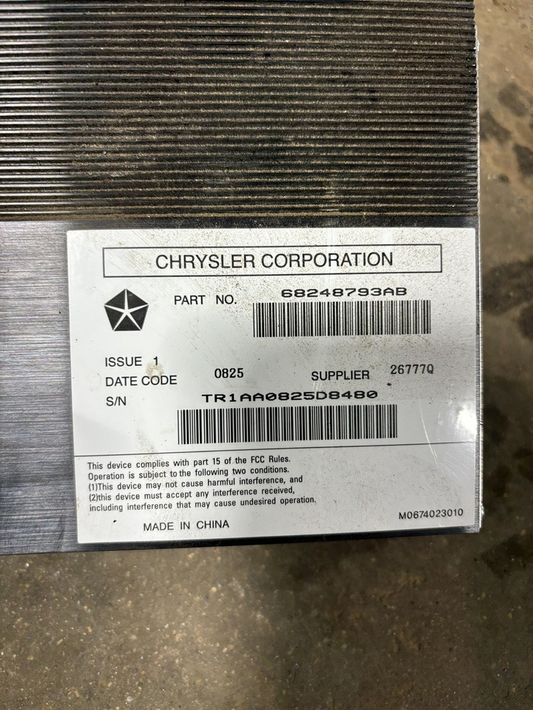 2013-18 Ram Radio Amplifier
