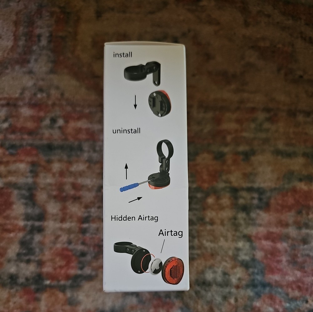 Hidden Air Tag Bike Mount