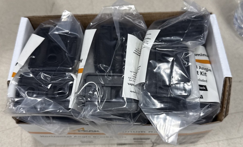 PEAK Aluminum Railing - horizontal angle Bracket Kit - 6 Pack - #36951