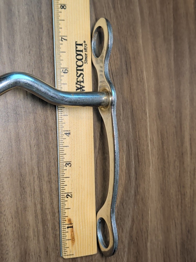 Two Western Show Curb Horse Bits Shanks