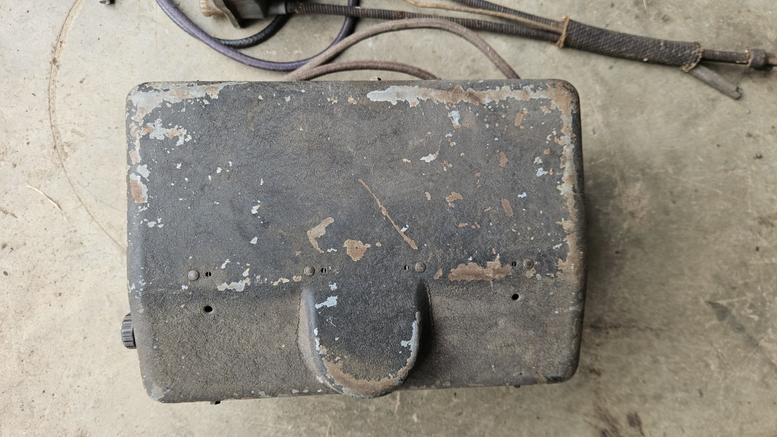 Original 1937 Ford AM Radio Box Controls Dials Repro Antenna Standard Deluxe 37