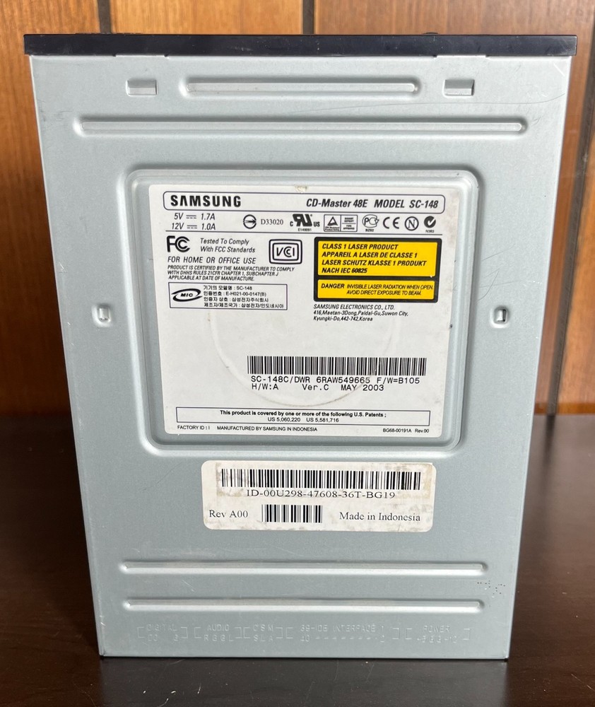 Samsung Cd-Master 48E Model SC-148 Internal Desktop Drive - Untested