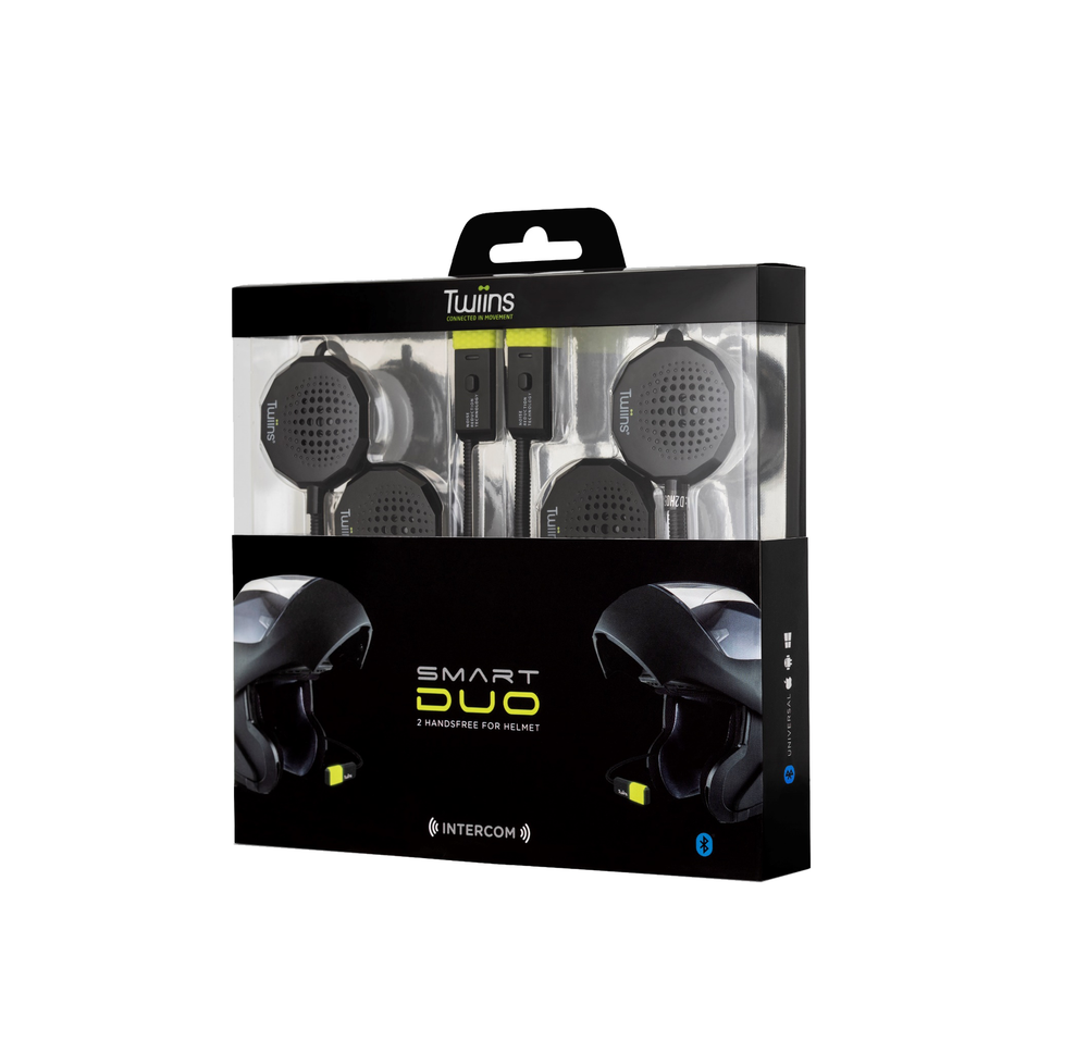 Twiins HF Smart Duo Bluetooth Motorcycle Helmet Communication Headset
