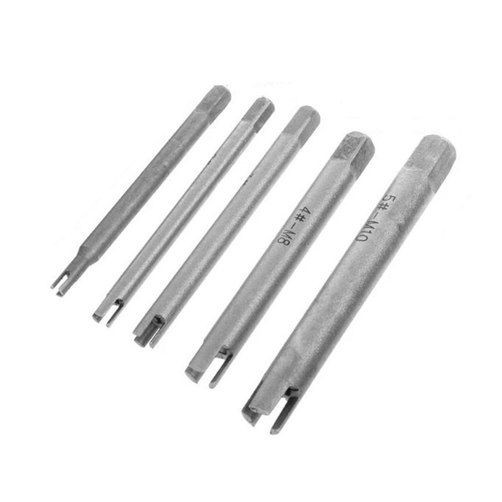 5pcs-M10 Broken Tap Extractor Guide Easy Wire Screw Remover Tools Drill Bits