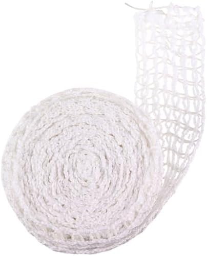 Elastic meat netting roll for cooking smoking