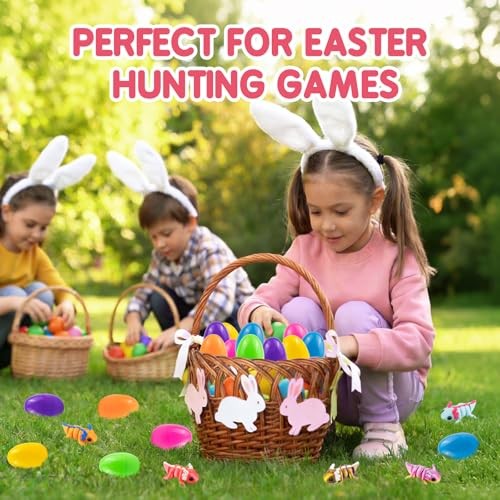Easter Basket Stuffers - Easter Basket Essentials - 24 Pack Prefilled Easter