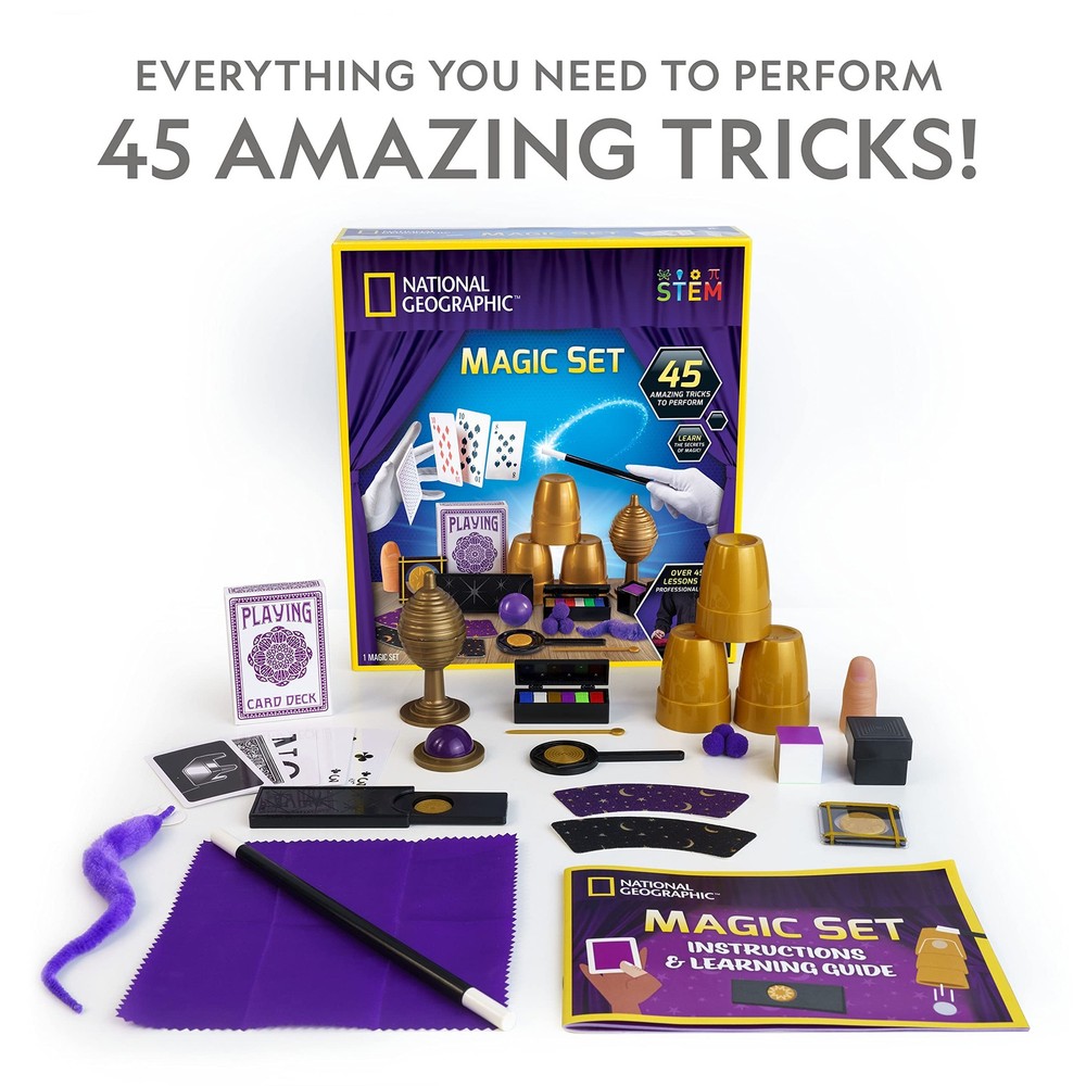 Magic Kit for Kids - 45 Tricks with Step-by-Step Video Instructions