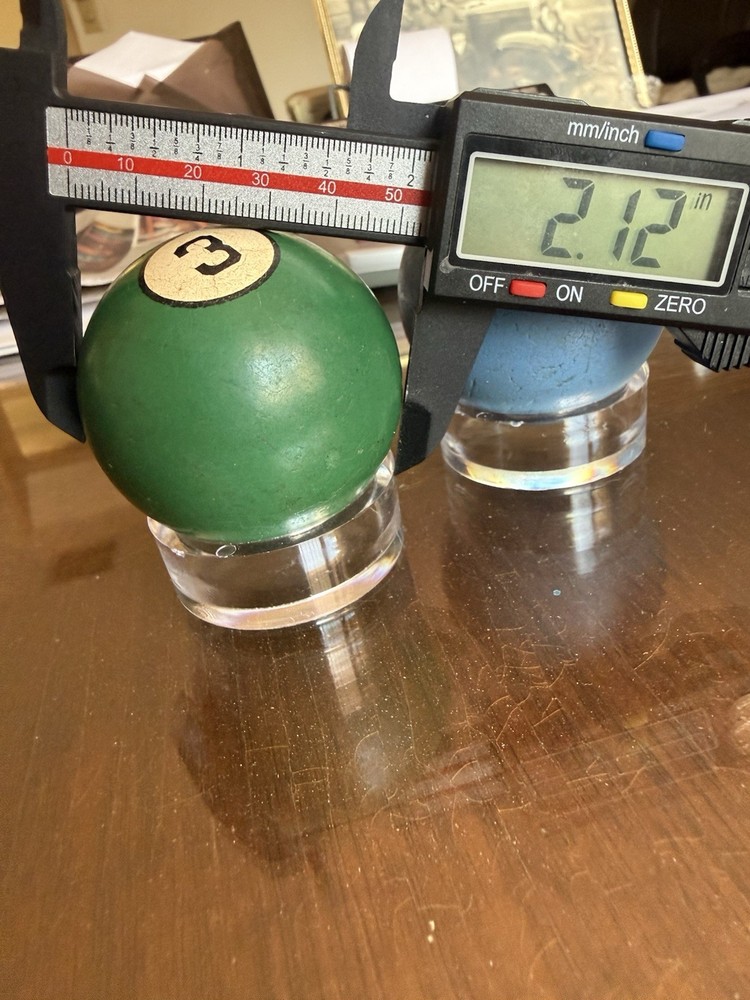 vintage clay pool billiard balls