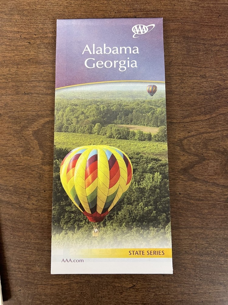 AAA Alabama Georgia Map, 2013