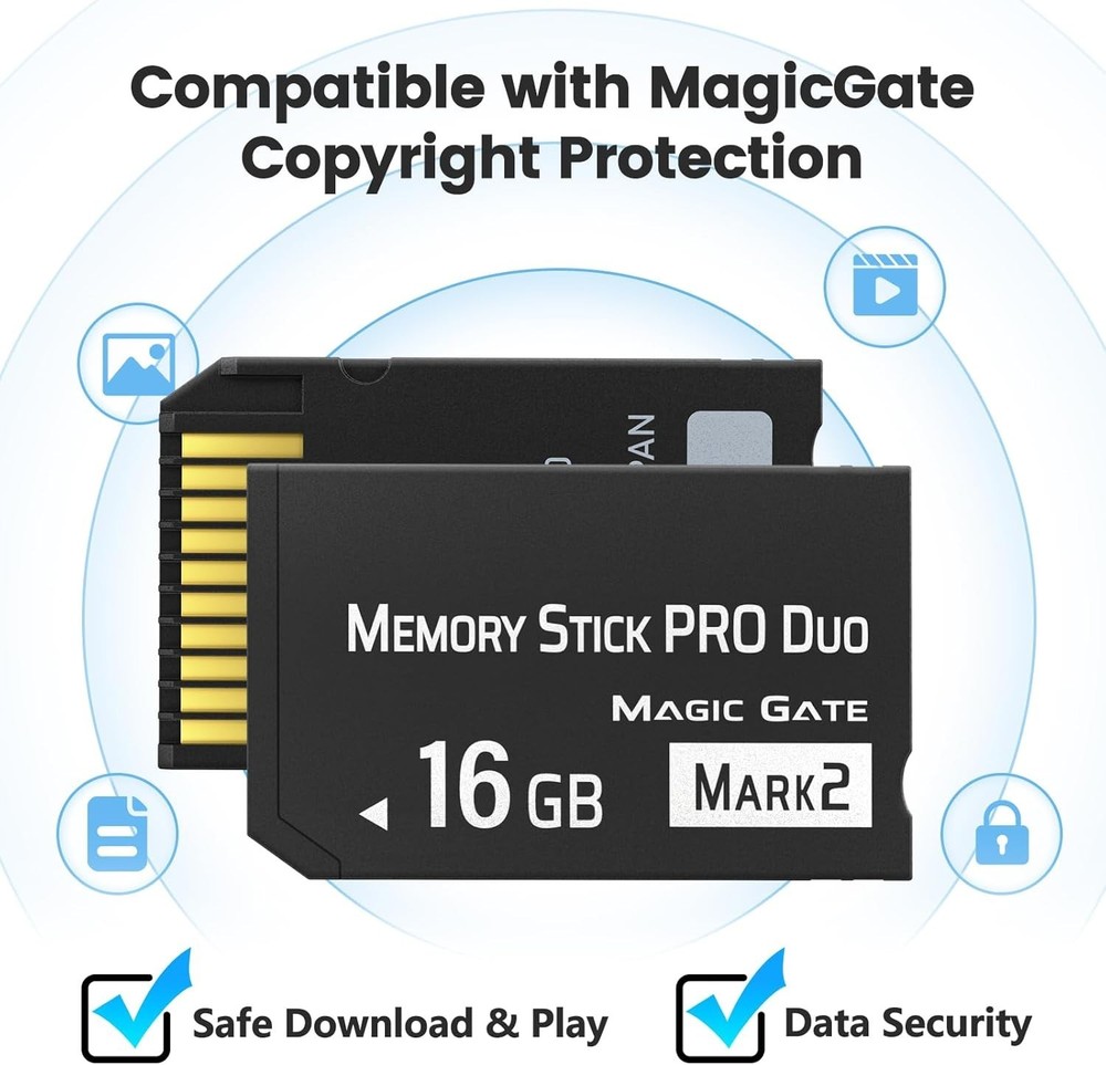 Memory Stick Pro Duo 16GB (Mark2) PSP1000 2000 3000