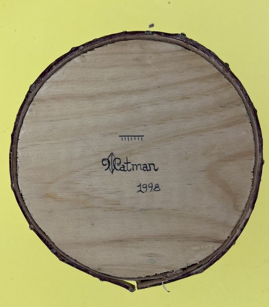 Hand Crafted Birch Bark Bowl & 2 Birch Bark Canoes