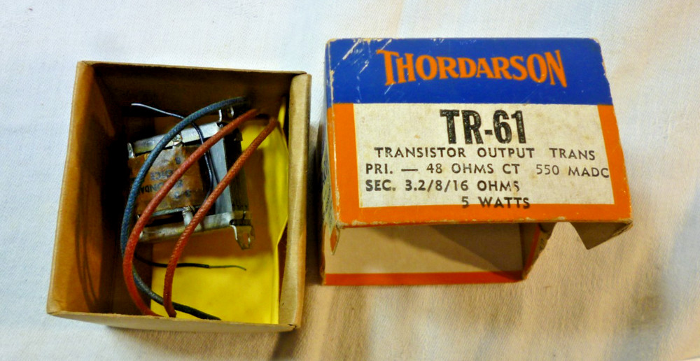 Vintage Thordarson output transformer TR-61. ET-7