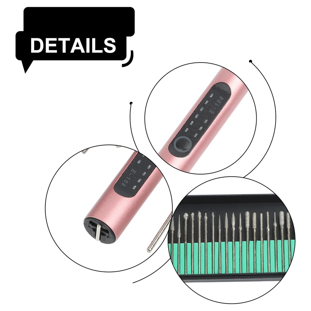 Cordless Electric Rotary Tool Application Package Content Engraving Machine