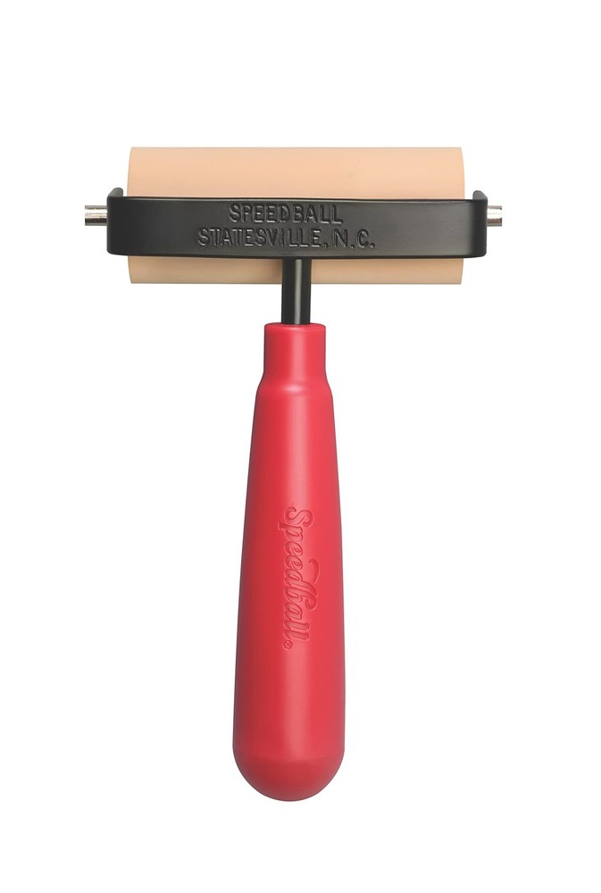 Speedball Soft Rubber Brayer, 3-Inch - Printmaking Roller Tool Kitchen
