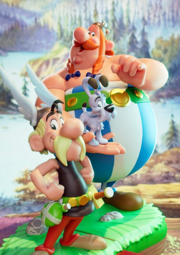 UNPAINTED Asterix and Obelix 3D Printed Model Kit UW