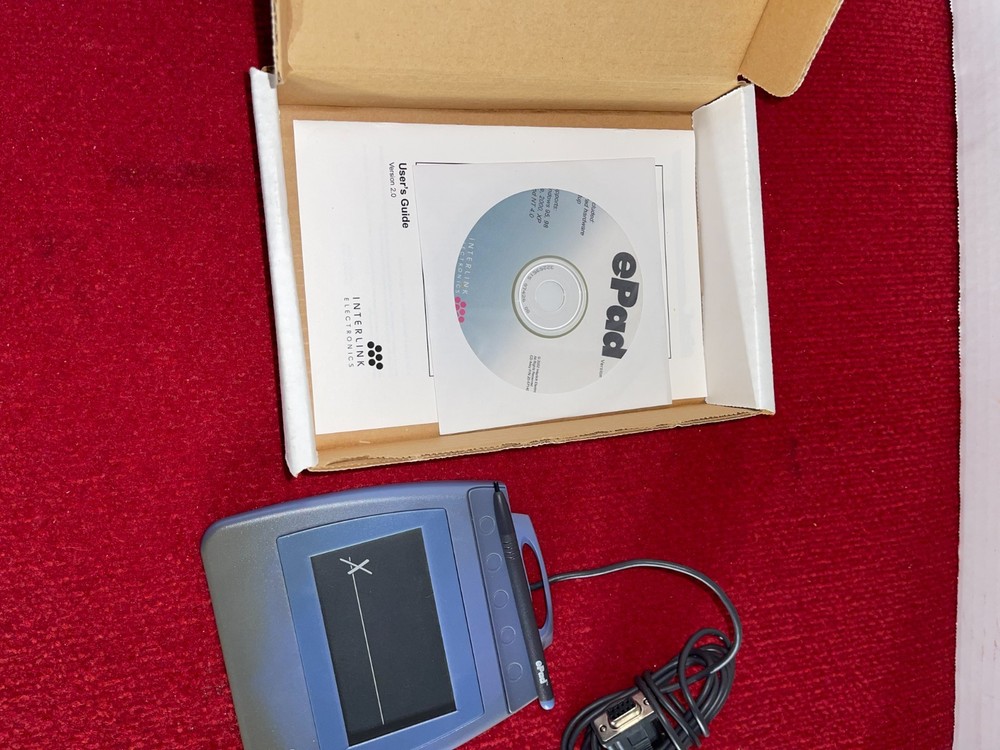Interlink ePad VP9005 Electronic Signature Pad Serial